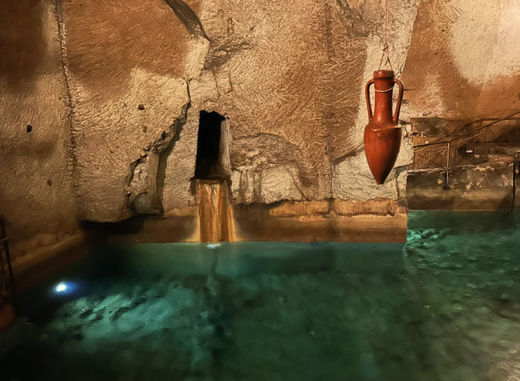 Ancient water channels underground